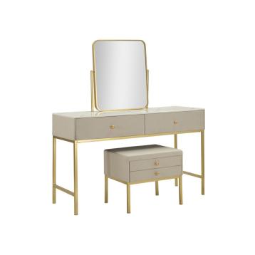 Toletta luxury c/specchio e sgabello cm 120x45x75-50x4x60-50x40x45<br><br>