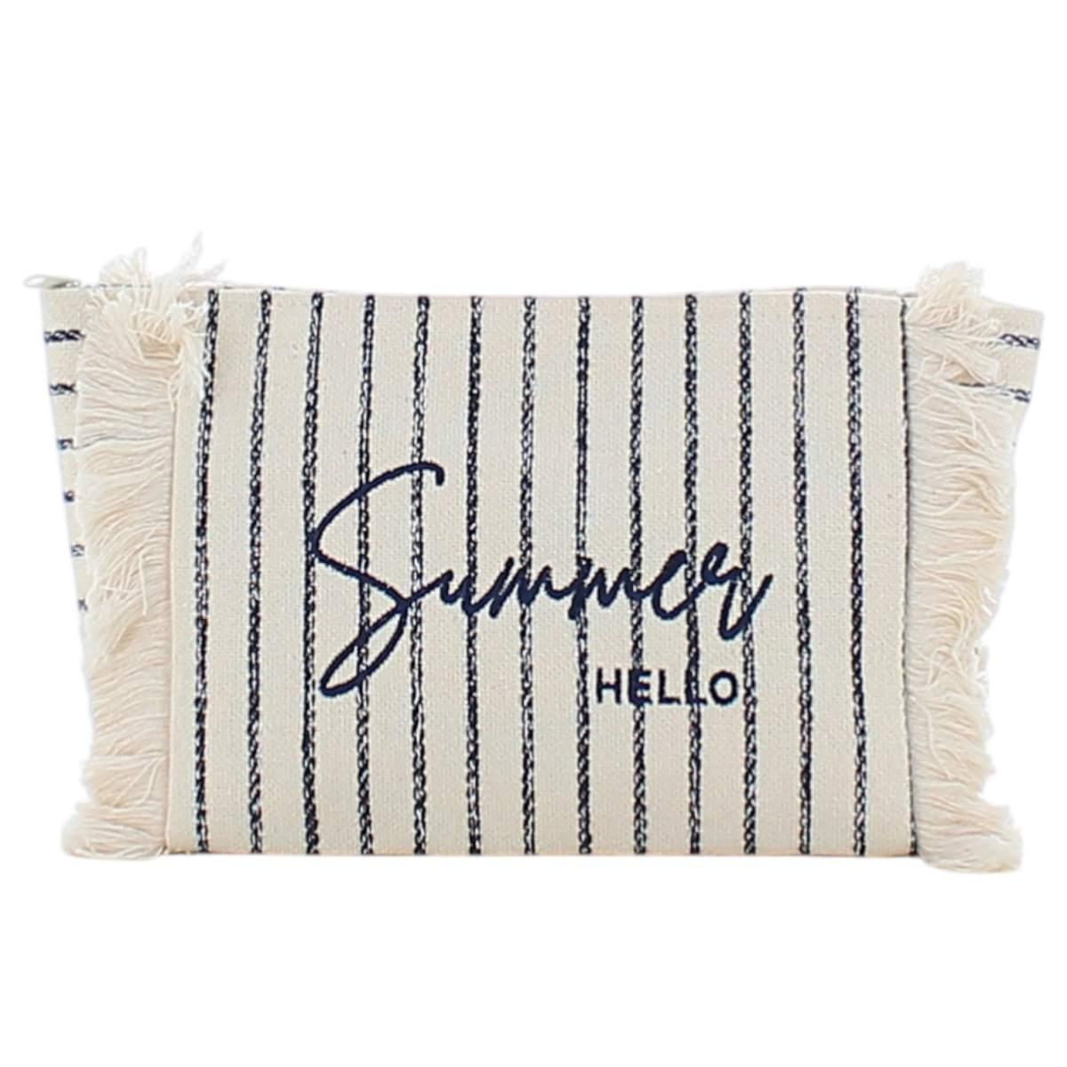 Beauty donna a righe con frange Marina Galanti