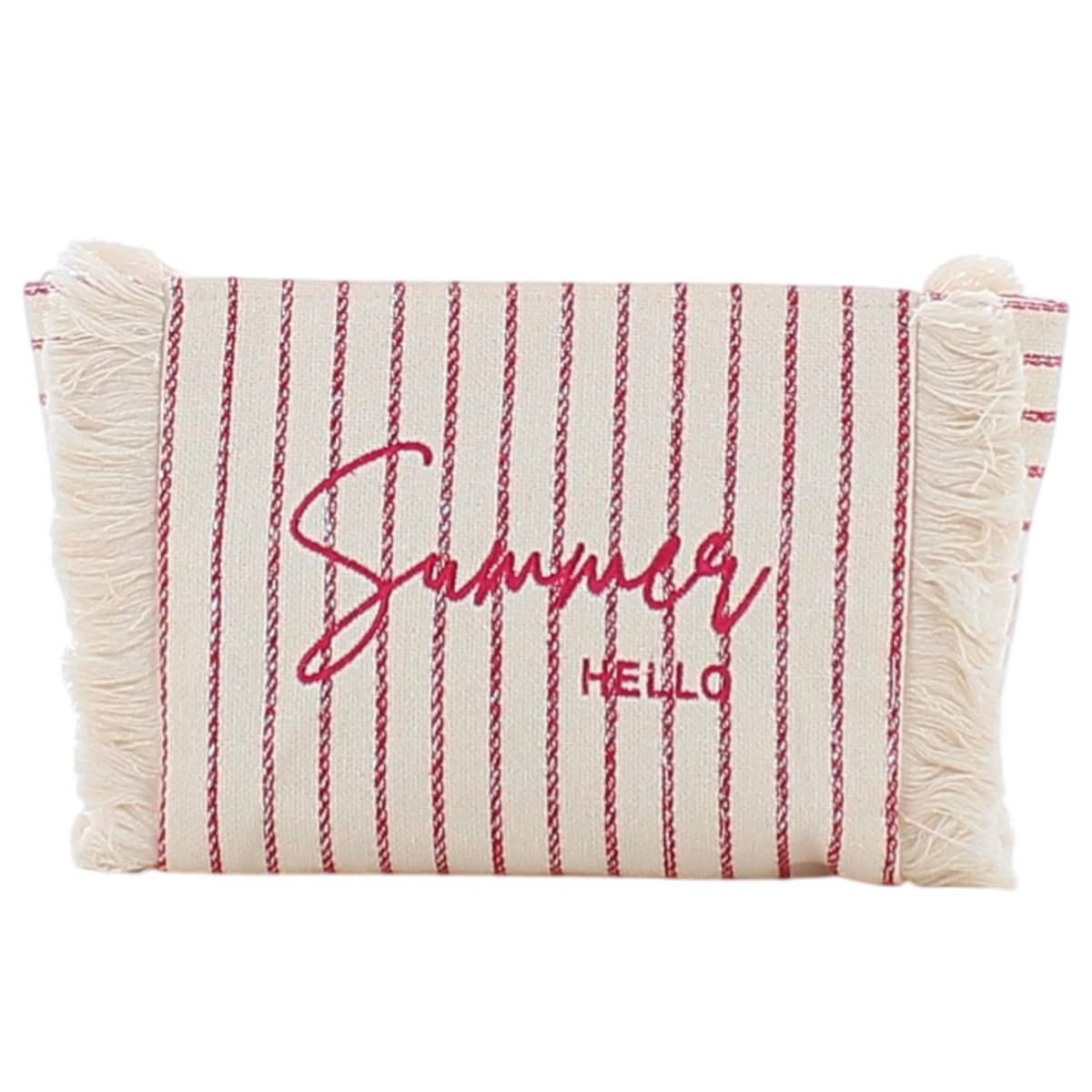 Beauty donna a righe con frange Marina Galanti