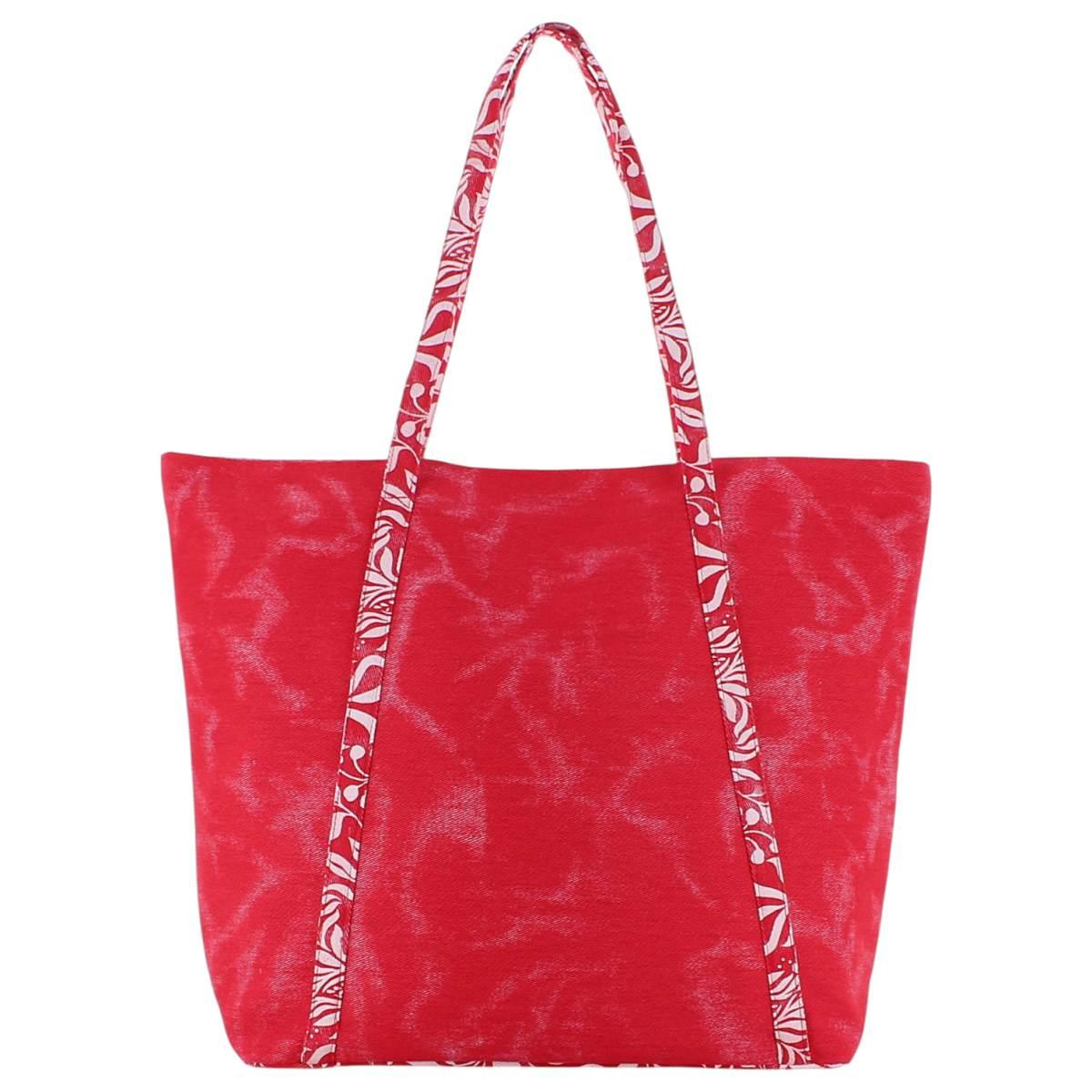 Borsa mare stampa foglie stilizzate Marina Galanti