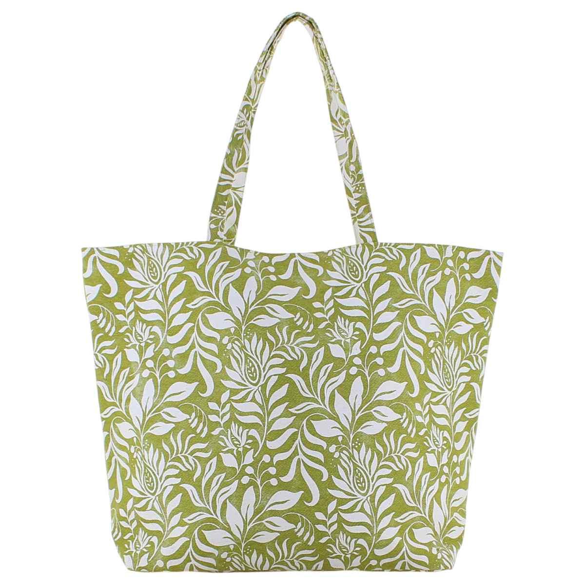 Borsa mare stampa foglie stilizzate Marina Galanti