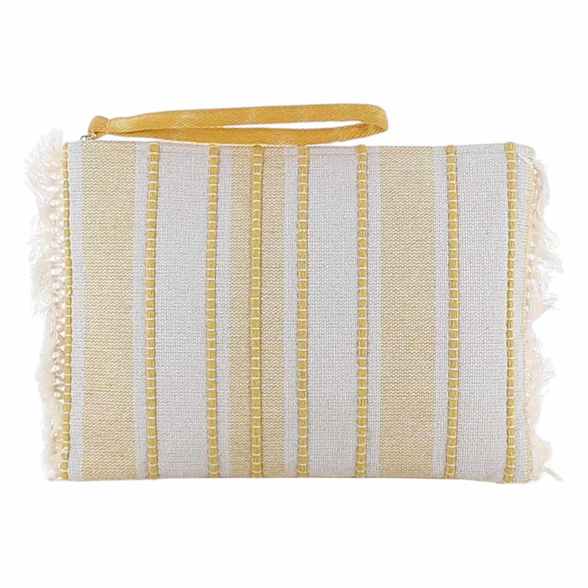 Beauty donna a righe con frange Marina Galanti