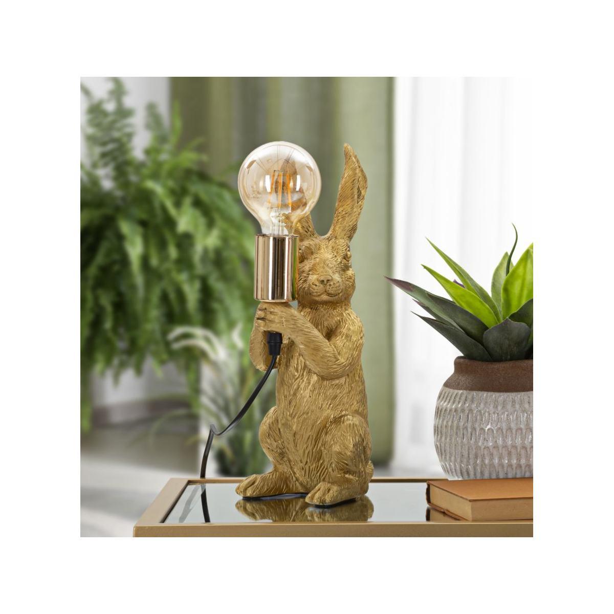 Lampada da tavolo rabbit cm 13x17x35.5