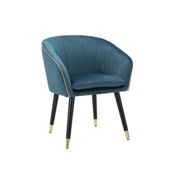 Poltrona paris ottanio/gold cm 62x58x78