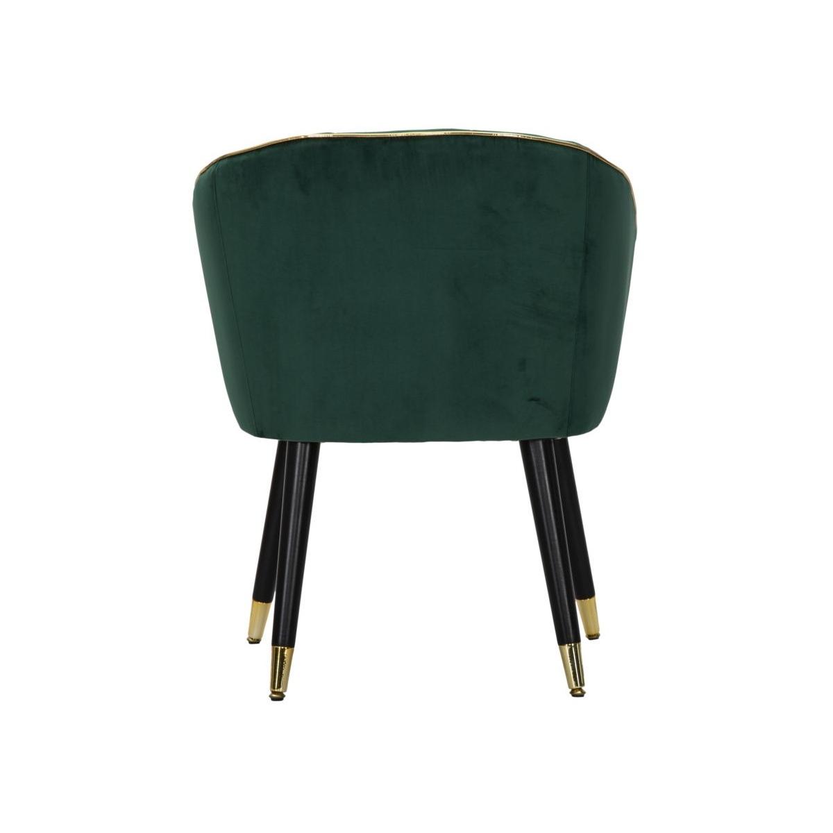 Poltrona paris verde/gold cm 62x58x78