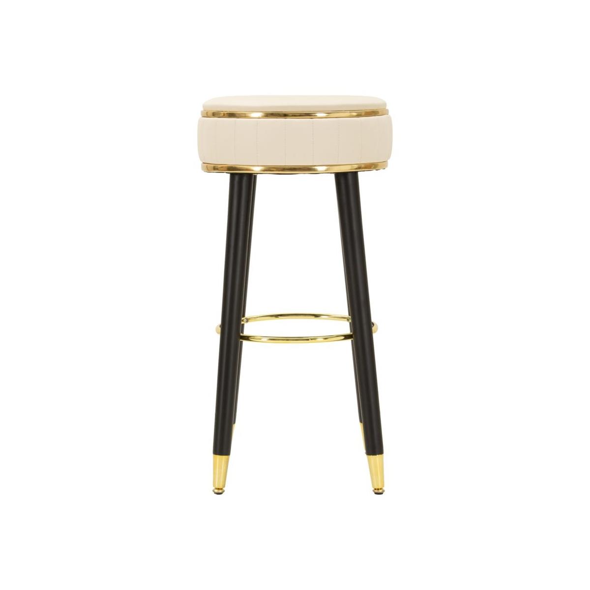 Sgabello bar london crema cm Ø 38x74