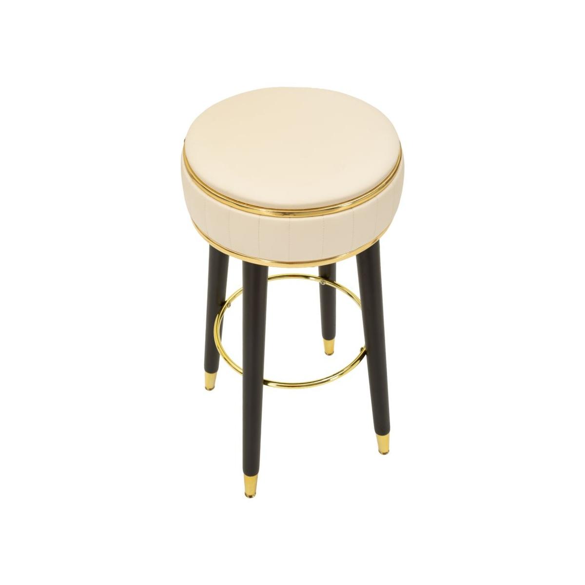 Sgabello bar london crema cm Ø 38x74