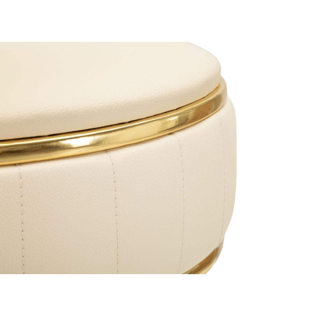 Sgabello bar london crema cm Ø 38x74