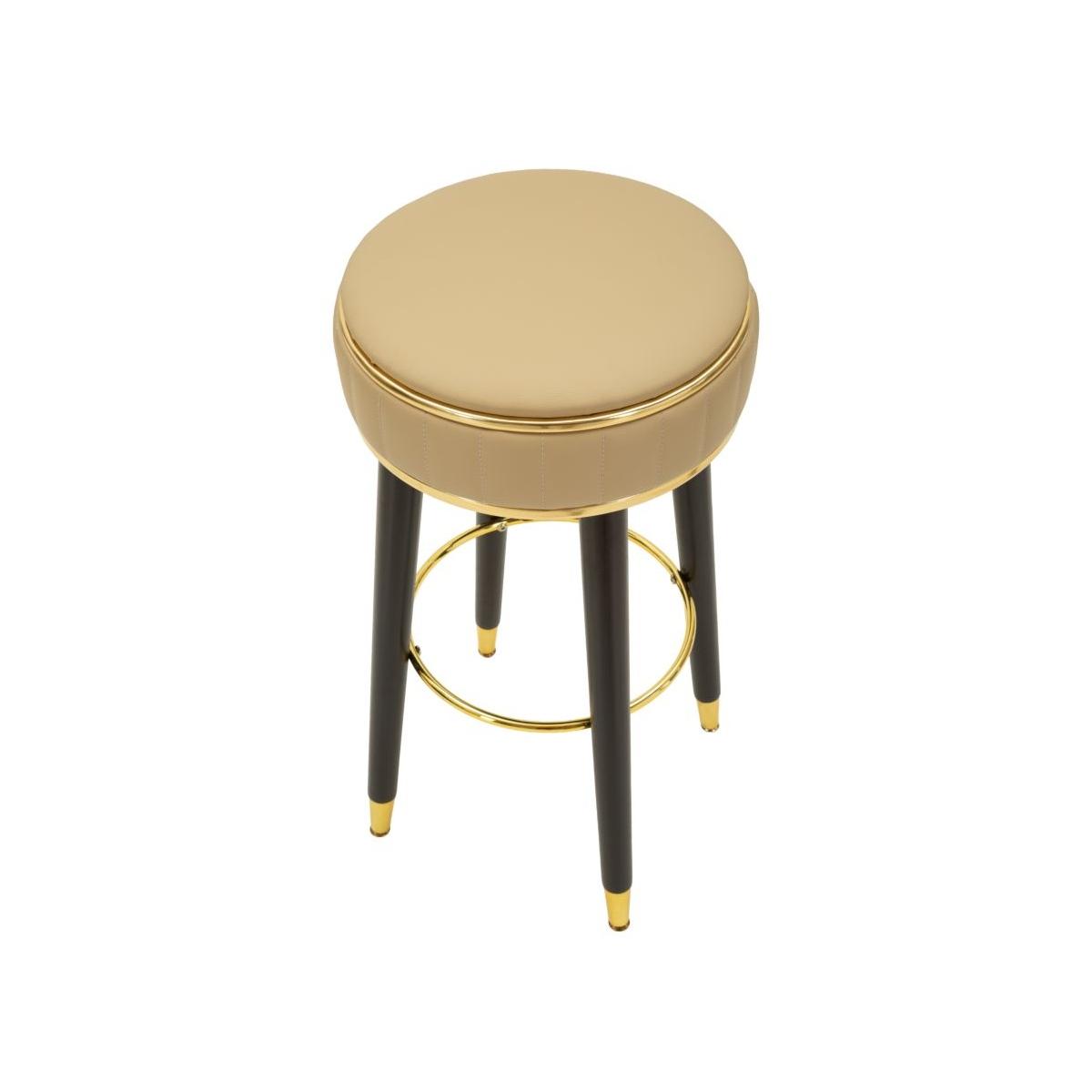 Sgabello bar london marrone cm Ø 38x74