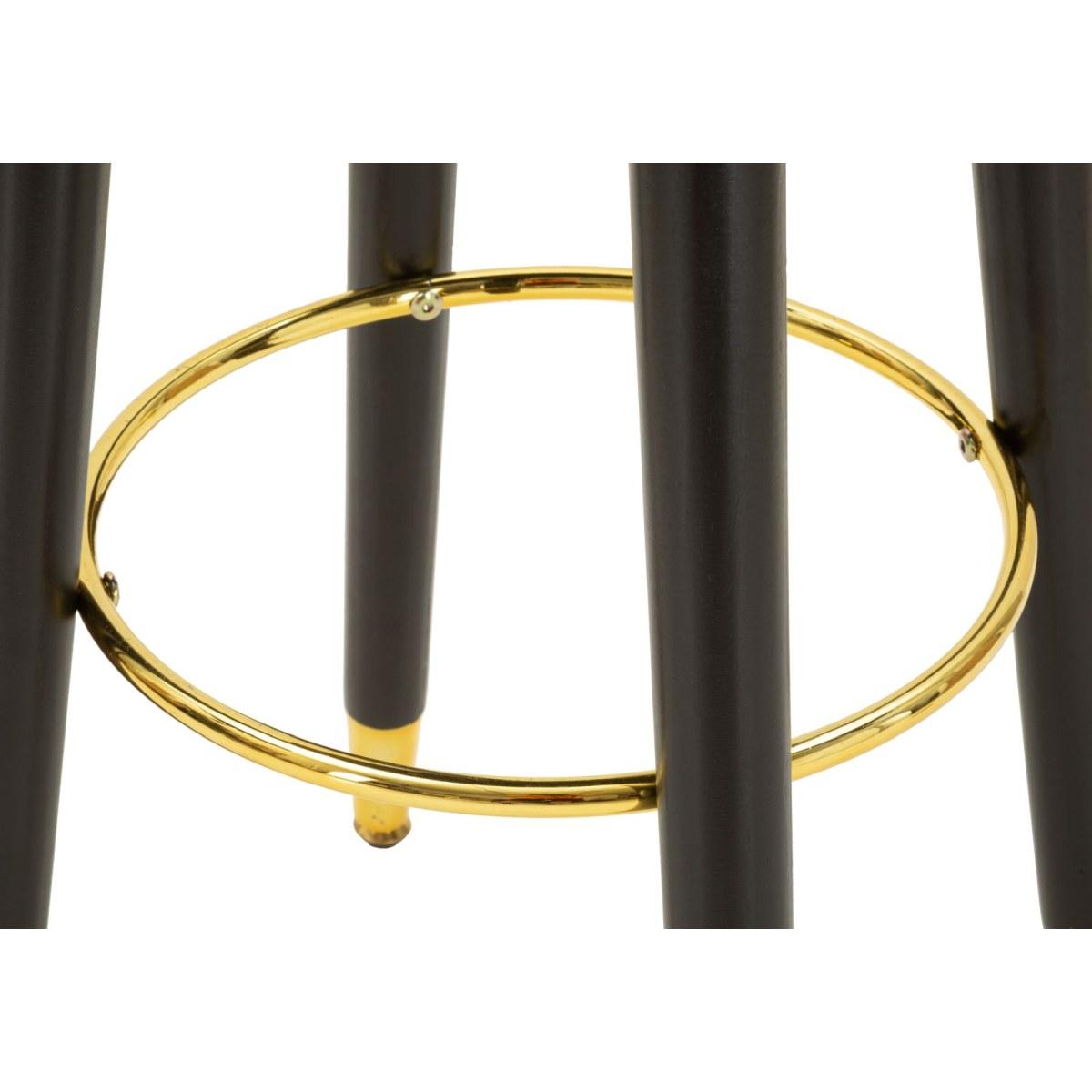 Sgabello bar london marrone cm Ø 38x74