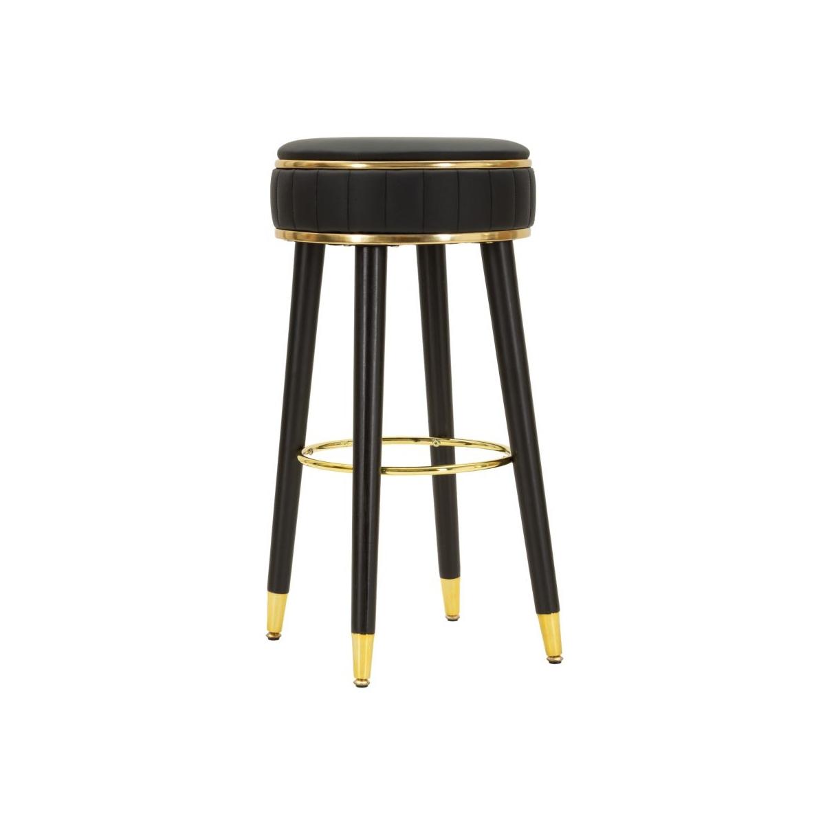 Sgabello bar london nero cm Ø 38x74