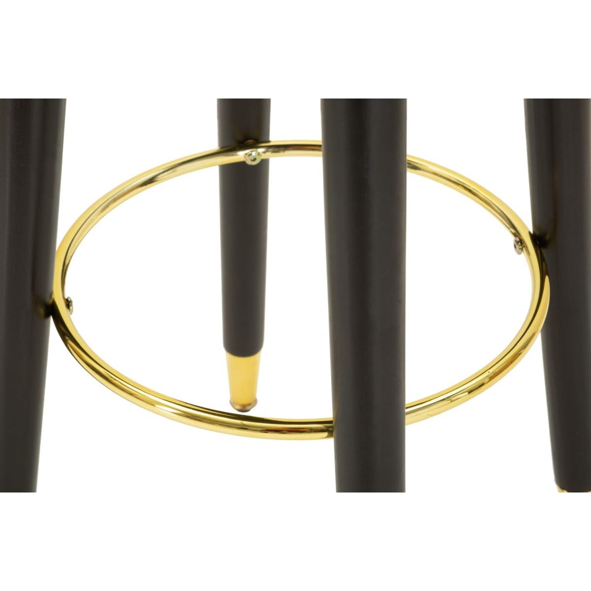 Sgabello bar london nero cm Ø 38x74