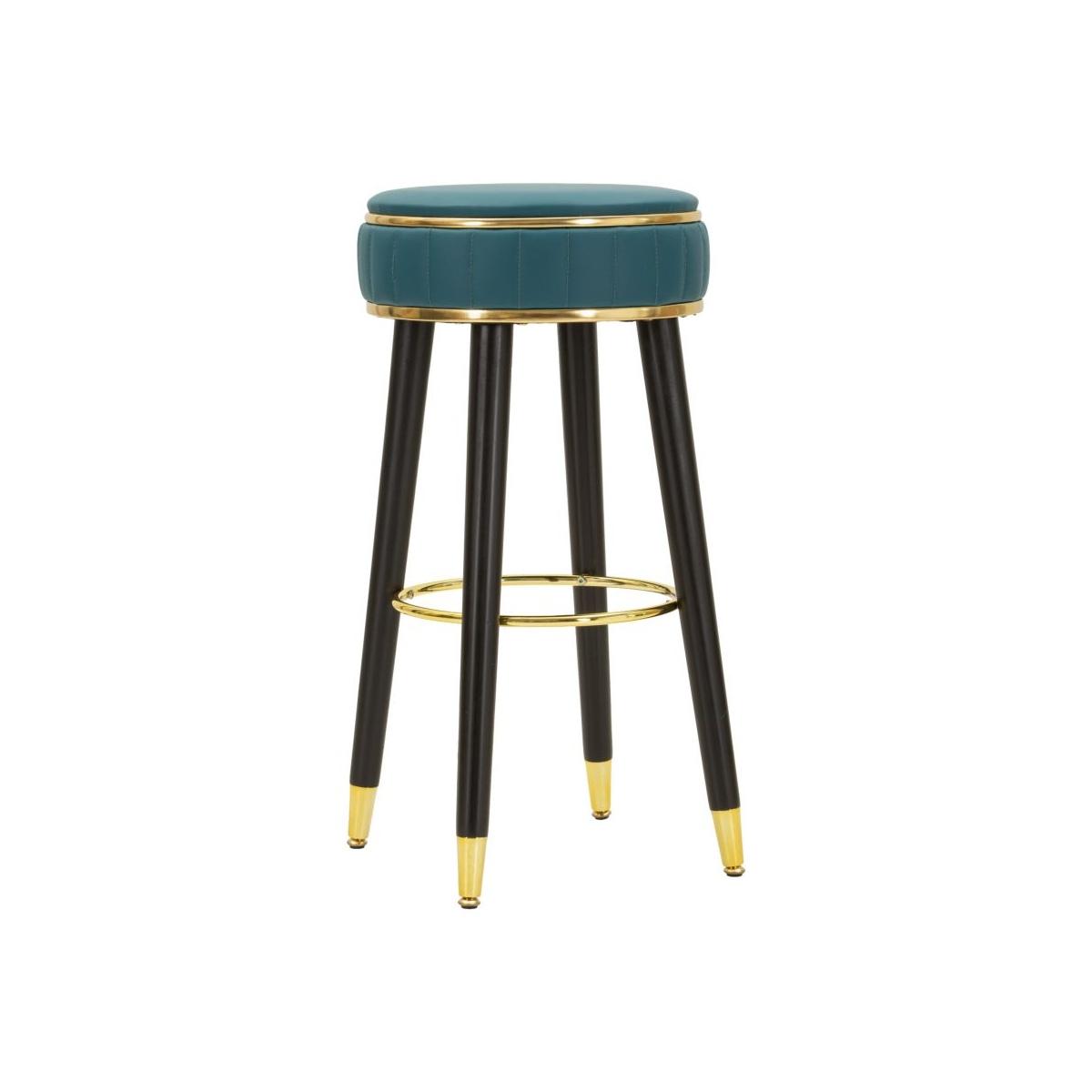 Sgabello bar london verde cm Ø 38x74