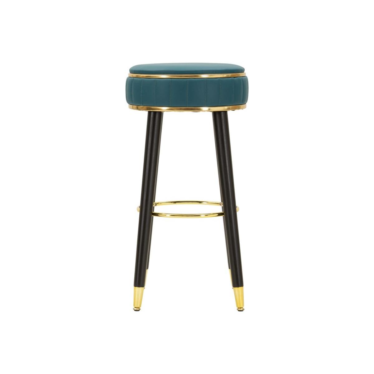 Sgabello bar london verde cm Ø 38x74