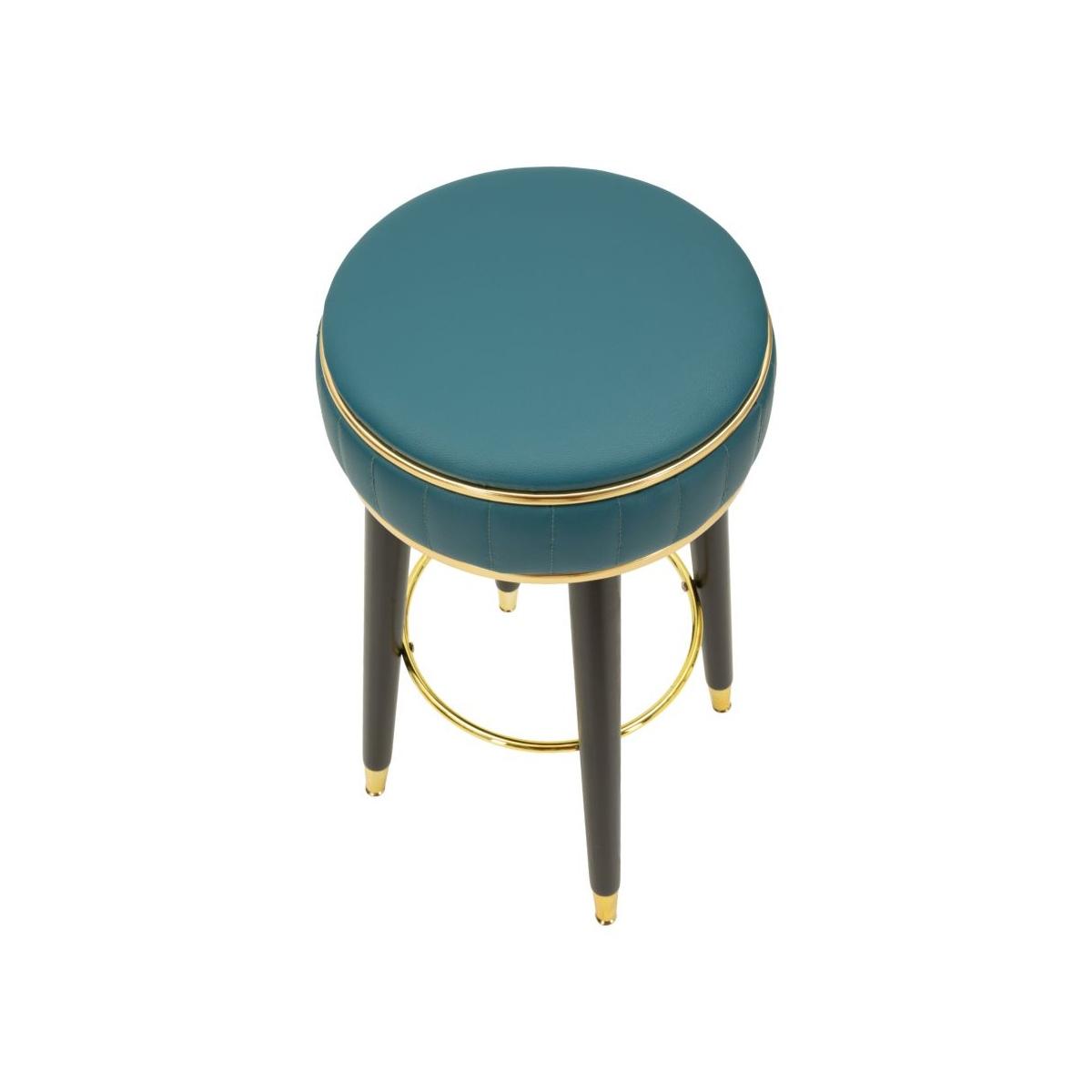 Sgabello bar london verde cm Ø 38x74