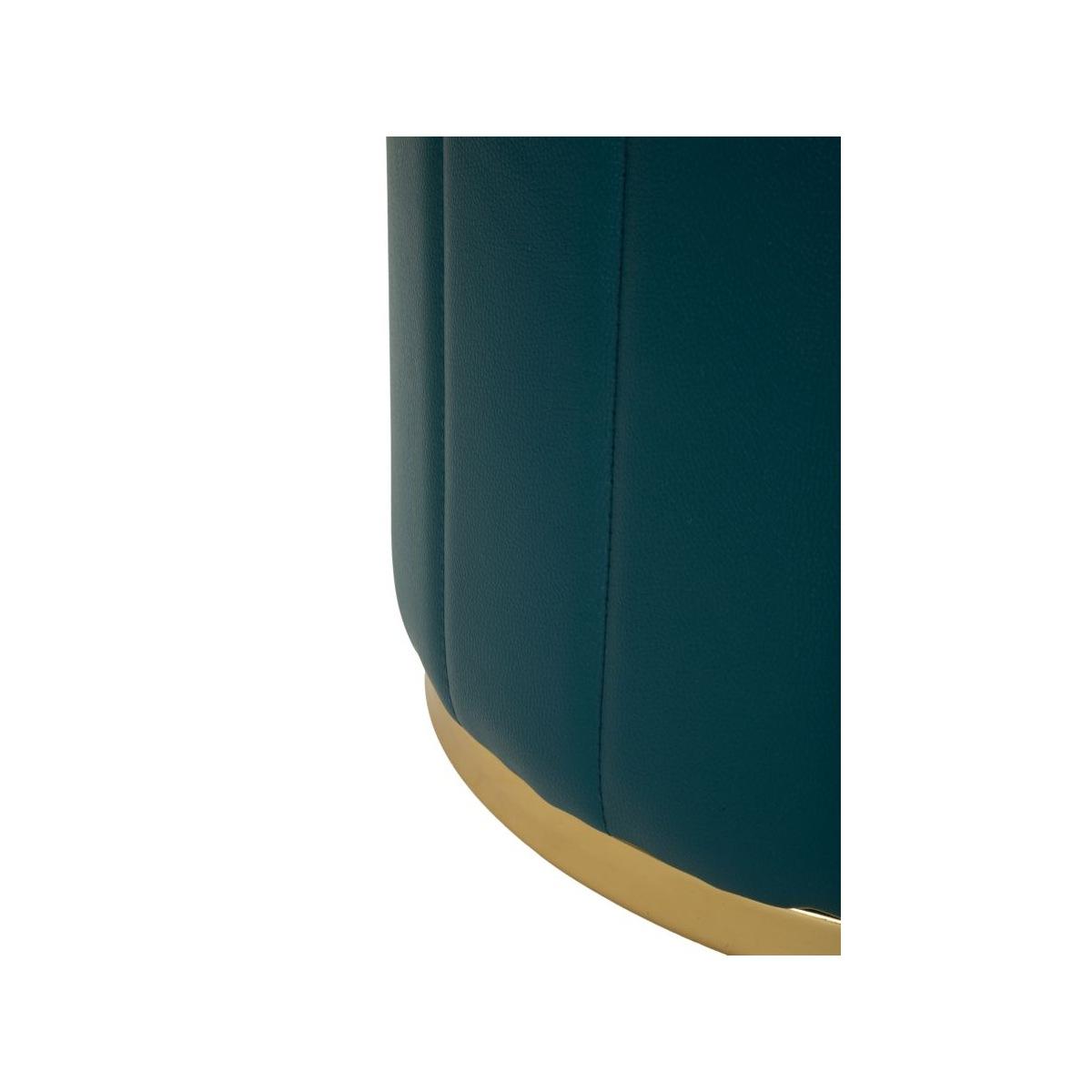 Puff c/contenitore london ottanio cm Ø 46,5x44