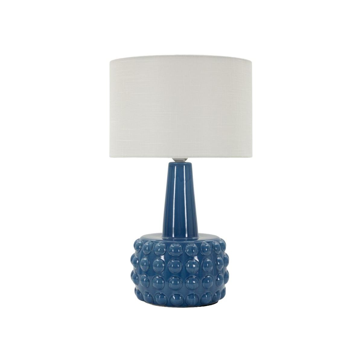 Lampada da tavolo gress blu cm Ø 30x51,5