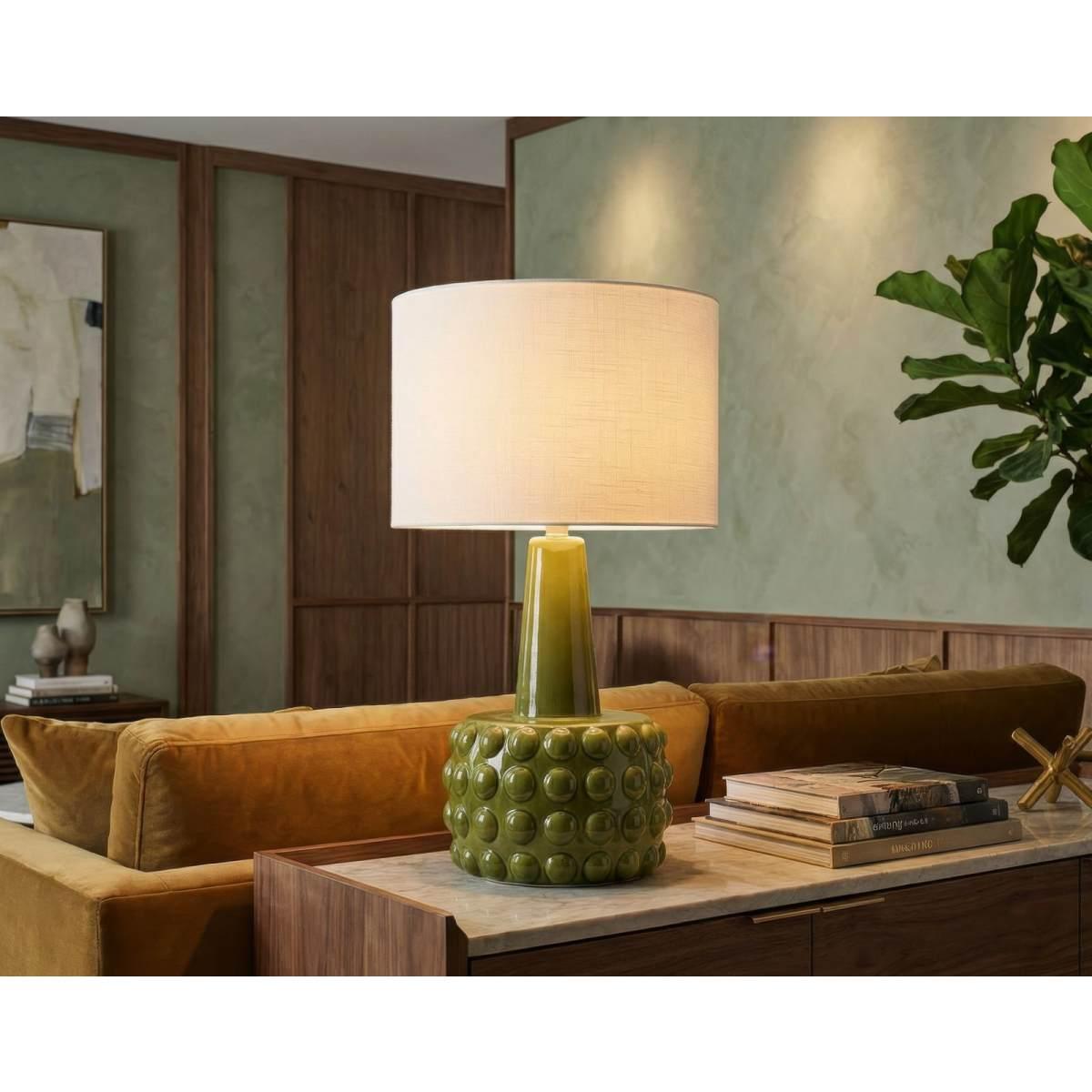 Lampada da tavolo gress verde cm Ø 30x51,5