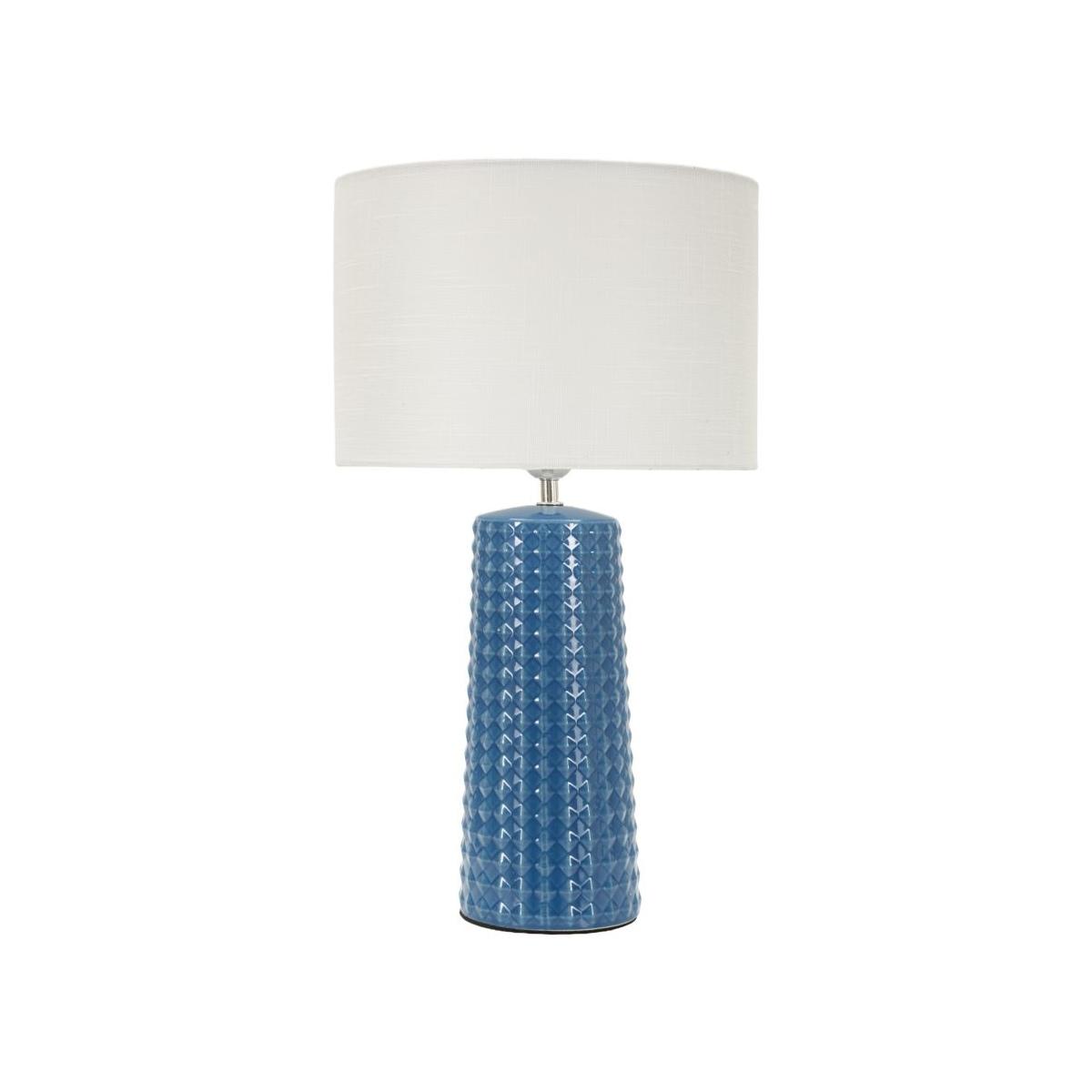 Lampada da tavolo gliss blu cm Ø 30x52