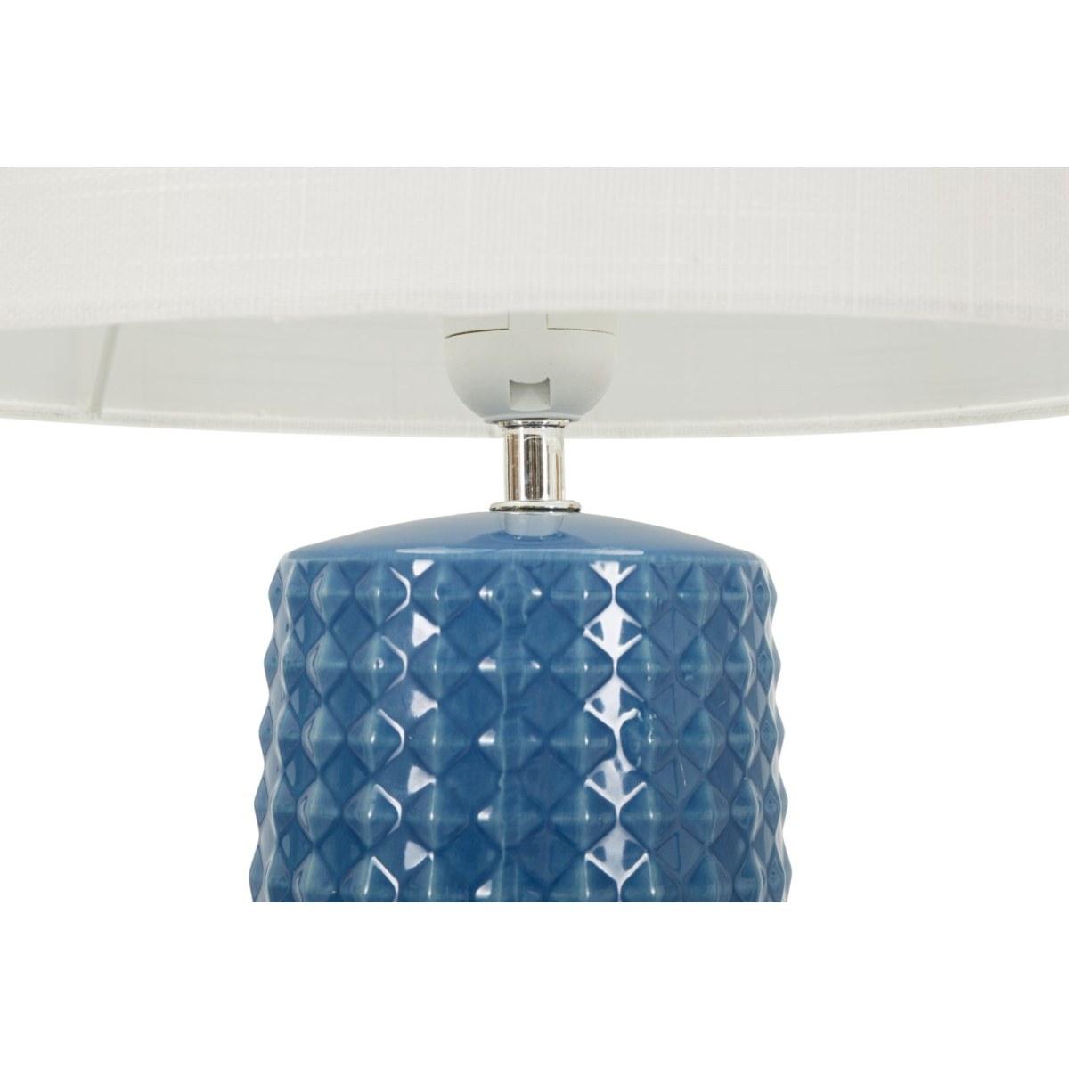 Lampada da tavolo gliss blu cm Ø 30x52