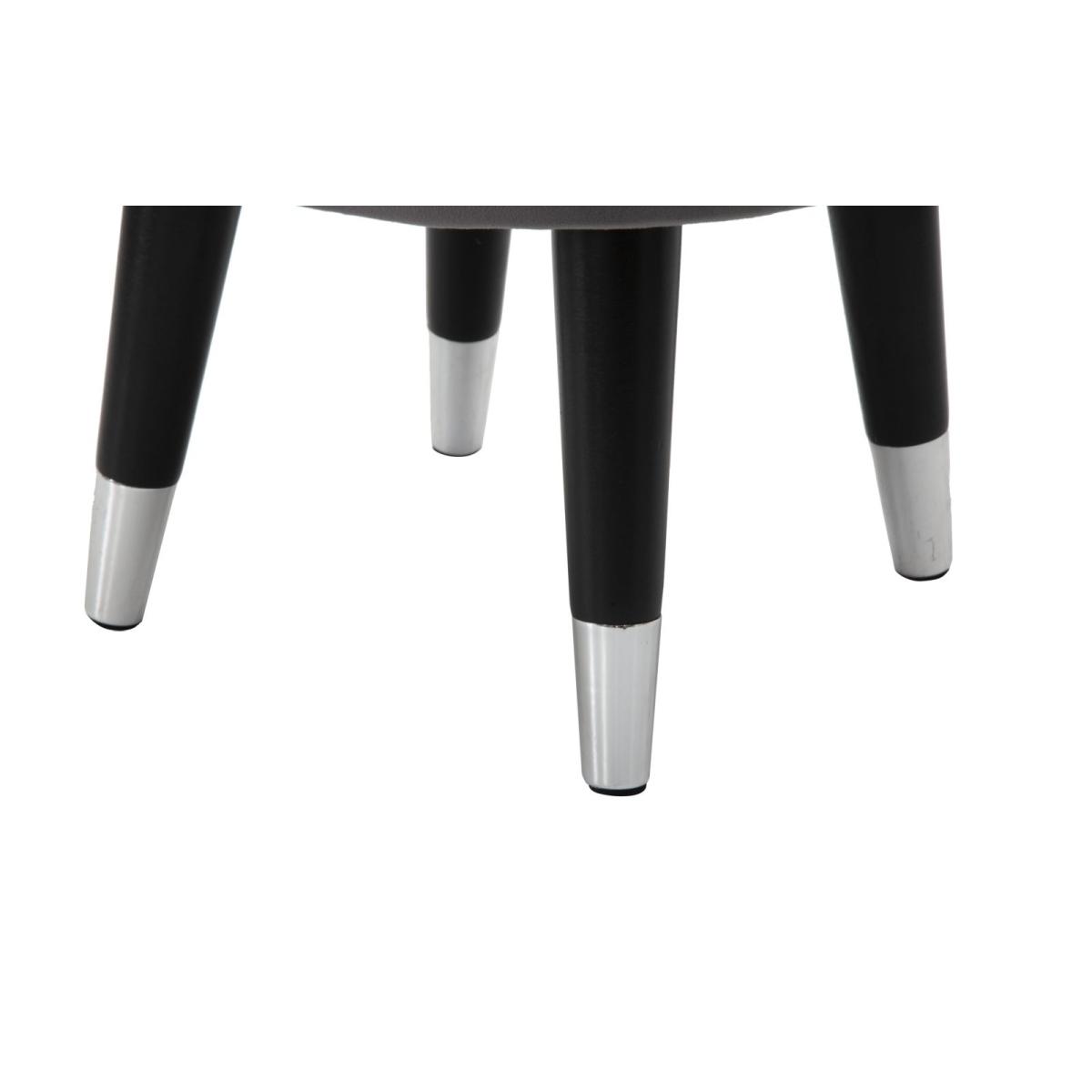 Sgabello paris grigio/silver cm Ø 35x40,5