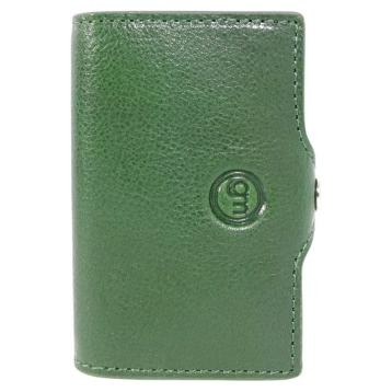 Portafoglio portacarte a scatto in pelle con sistema rfid uomo gai mattiolo