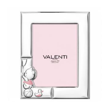 Portafoto bimbA 13x18 cm orsetto toys rosa Valenti
