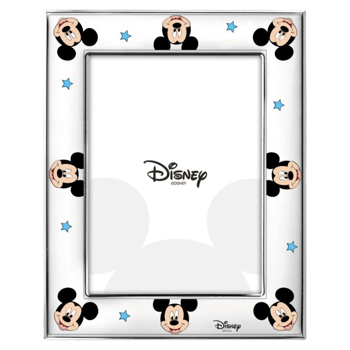 Cornice portafoto bimbo 13x18 cm Mickey mouse celeste Valenti