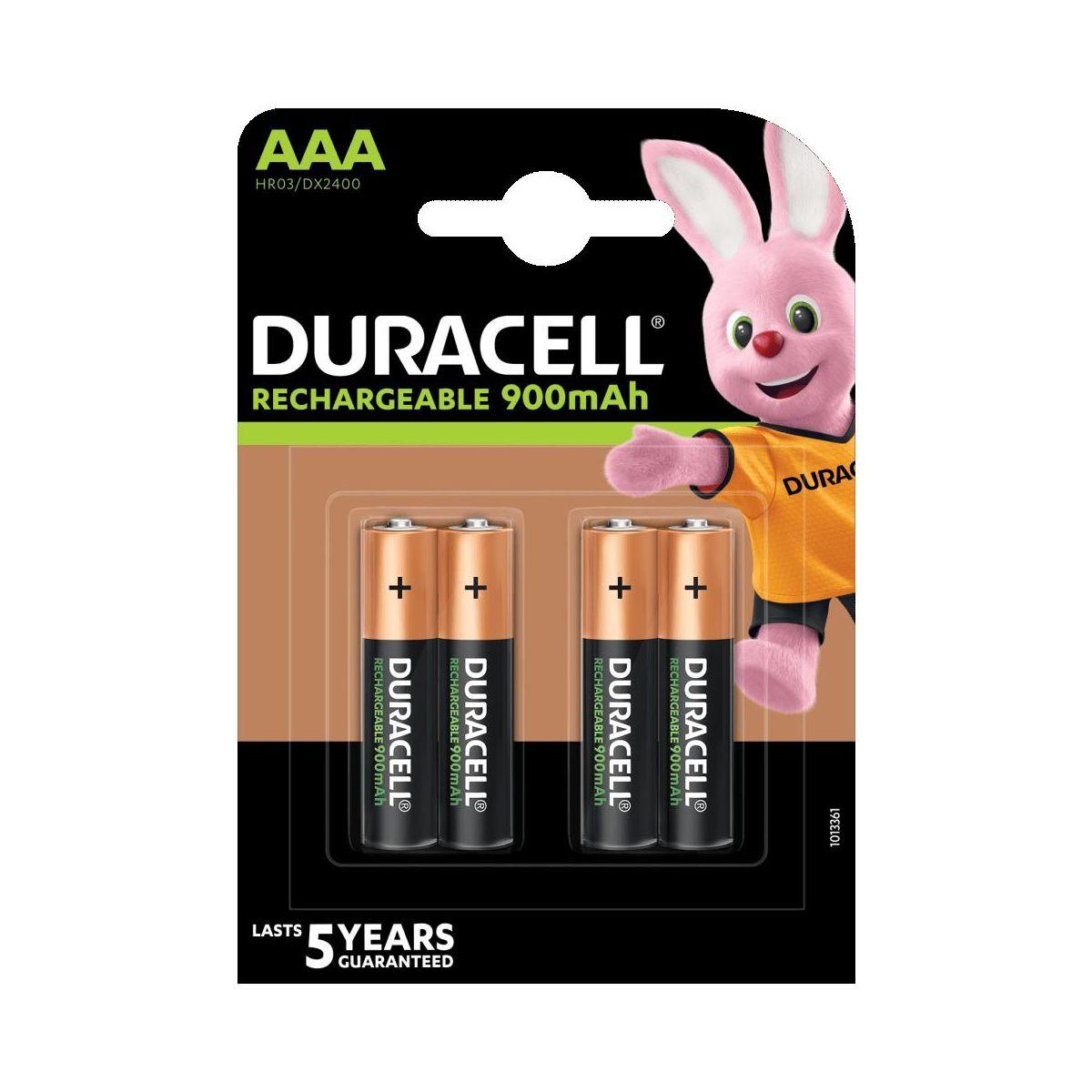 Batteria ricaricabile AAA ministilo 900 mha bl. 4 pezzi Duracell