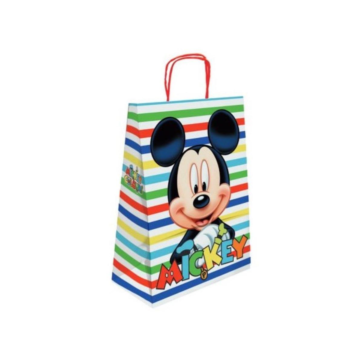 Shopper in carta h.32 x p.10 x l.24 cm Mickey Mouse