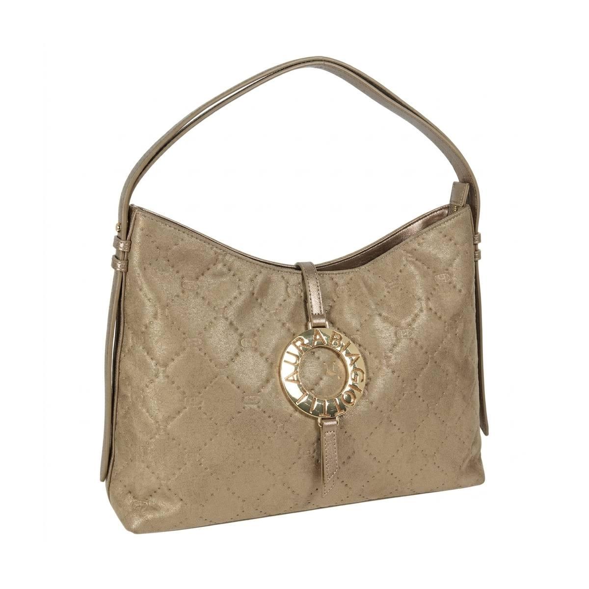 Borsa donna effetto scamosciato linea Ostar Laura Biagiotti