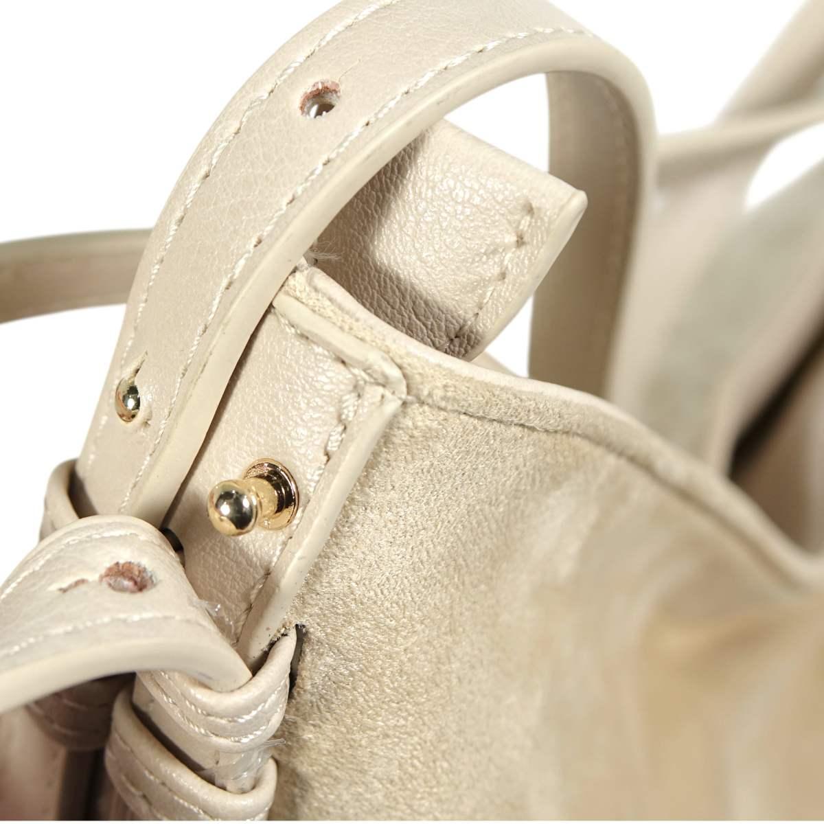 Borsa donna effetto scamosciato linea Ostar Laura Biagiotti