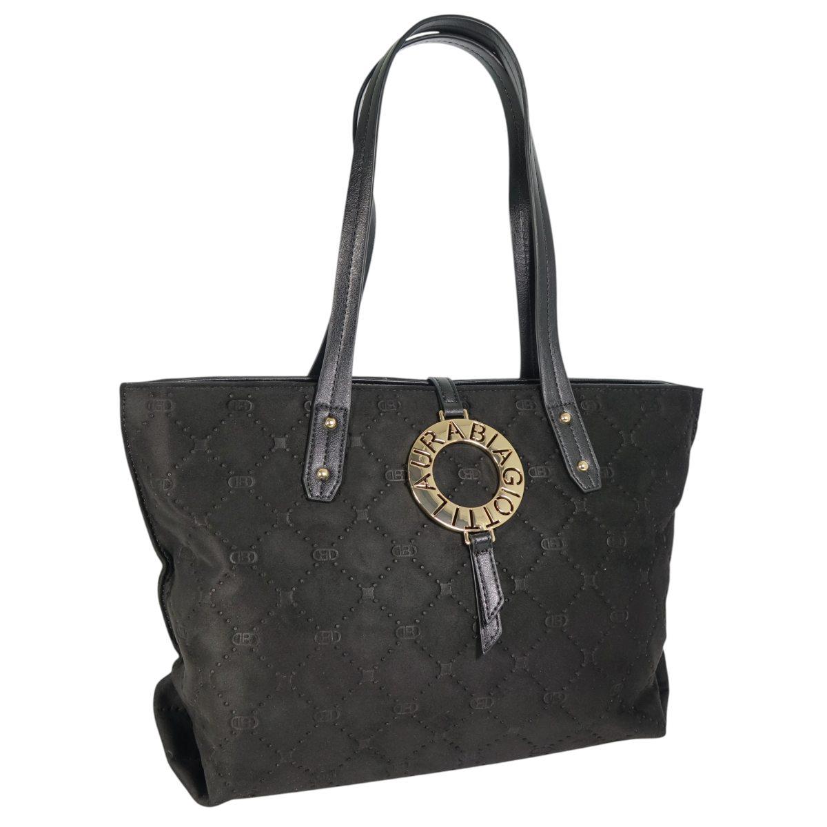 Borsa shopping donna effetto scamosciato linea Ostar Laura Biagiotti