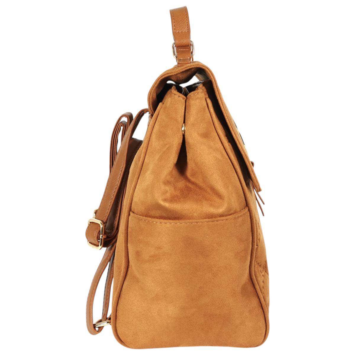 Zaino donna effetto scamosciato linea Ostar Laura Biagiotti