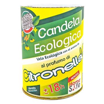 Candela eco alla citronella d.8x h.6 cm Made in Italy