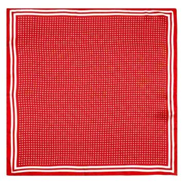 Foulard donna in seta motivo puntinato Capoverde