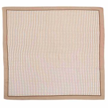 Foulard donna in seta motivo geometrico Capoverde