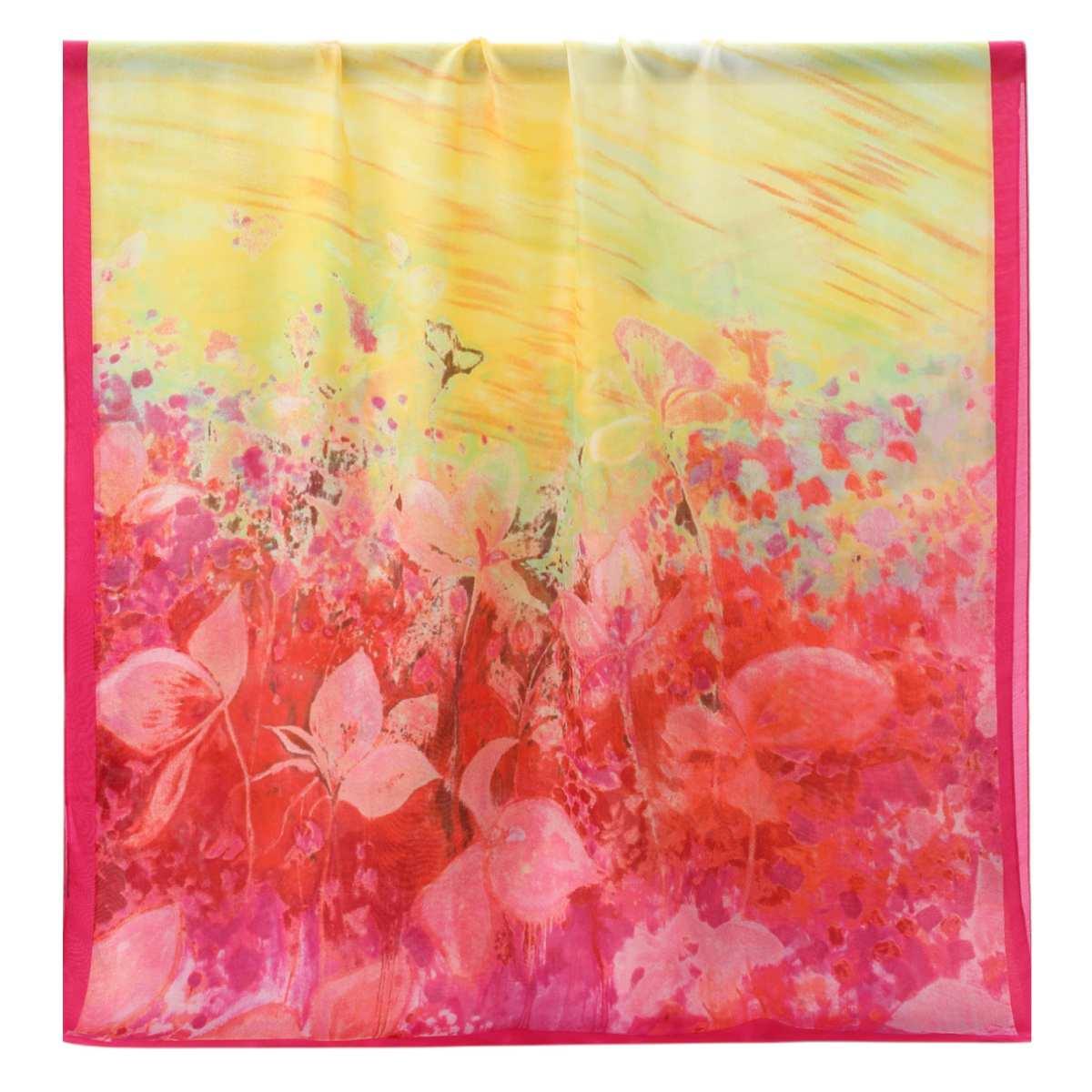 Foulard donna in seta stampa sfumata Capoverde