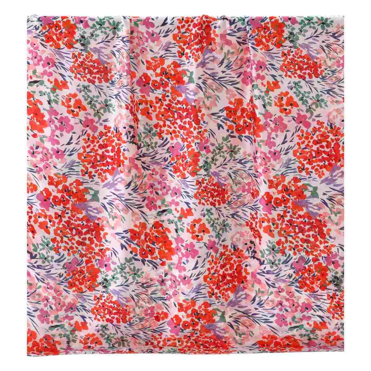 Foulard donna in seta stampa floreale Capoverde