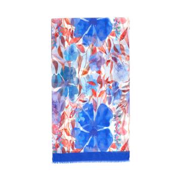 Sciarpa donna in viscosa stampa floreale Capoverde