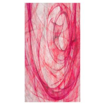 Sciarpa donna in viscosa motivo astratto circolare Capoverde