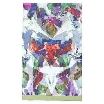 Sciarpa donna in poliestere motivo astratto Capoverde