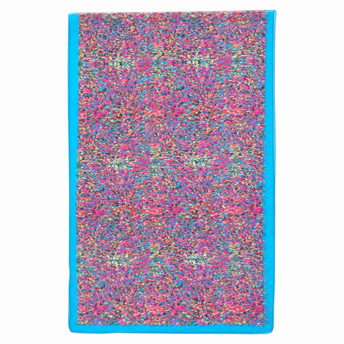 Sciarpa donna in poliestere stampa puntinismo impressionista Capoverde