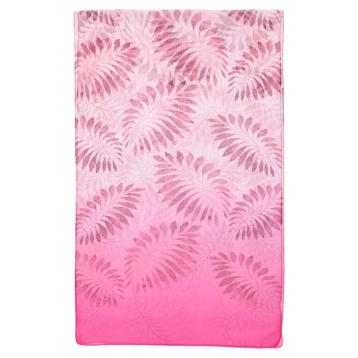 Sciarpa donna in poliestere stampa foglie tropicali Capoverde