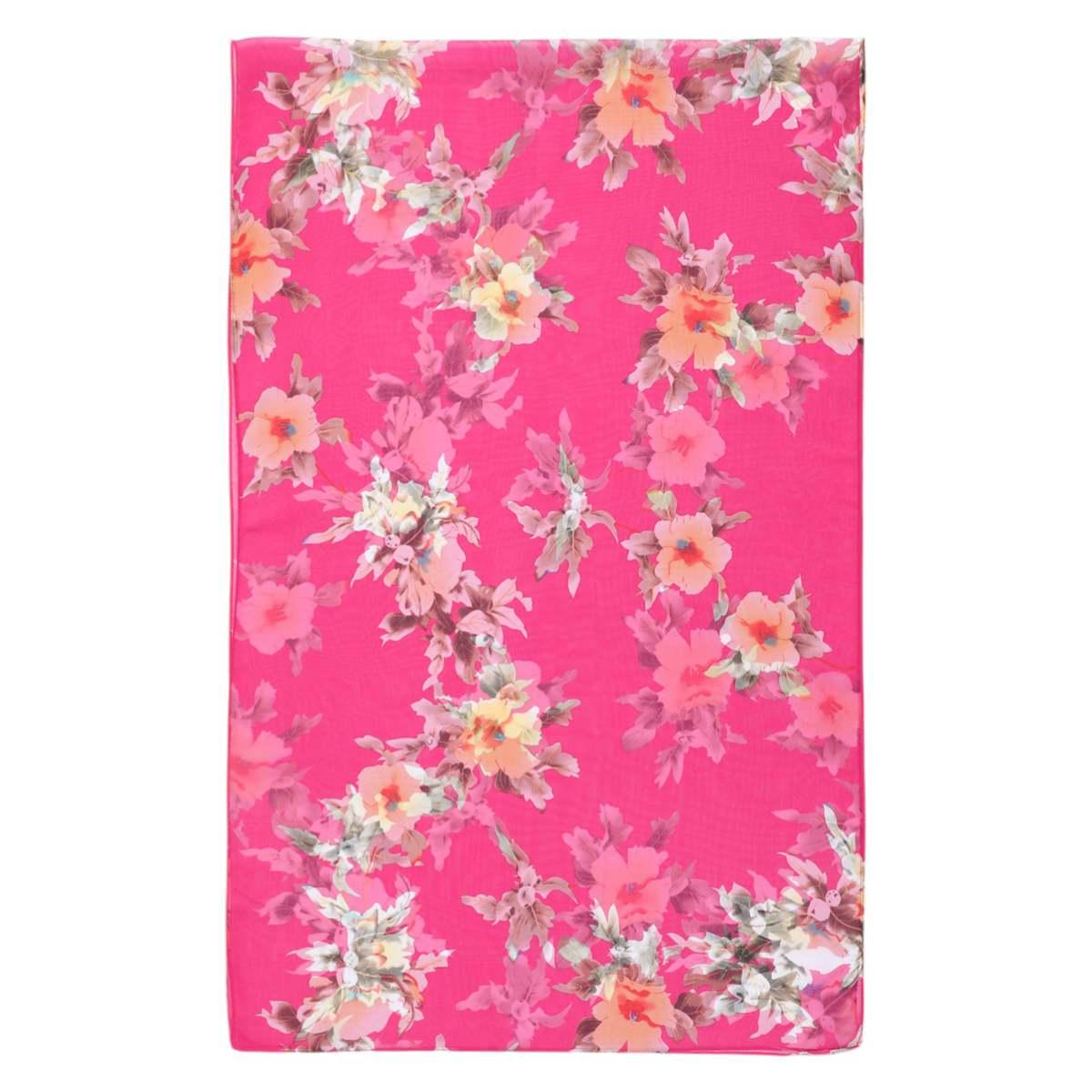 Sciarpa donna in poliestere stampa floreale Capoverde