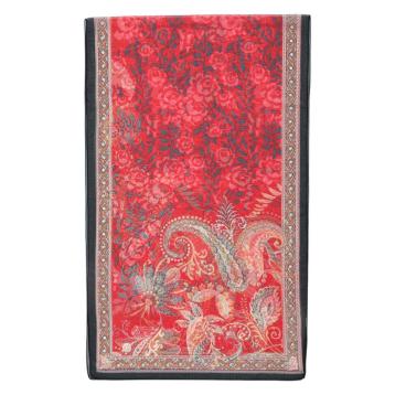Sciarpa donna in poliestere stampa paisley e floreale Capoverde