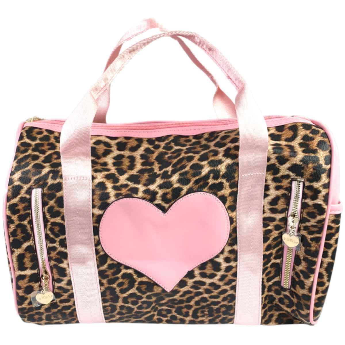 Borsone bimba stampa animalier Le Kikke