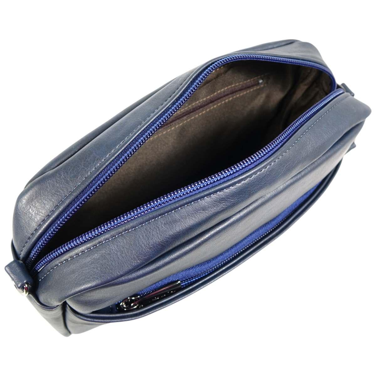 Pochette uomo con tracolla in ecopelle Capoverde Made in Italy