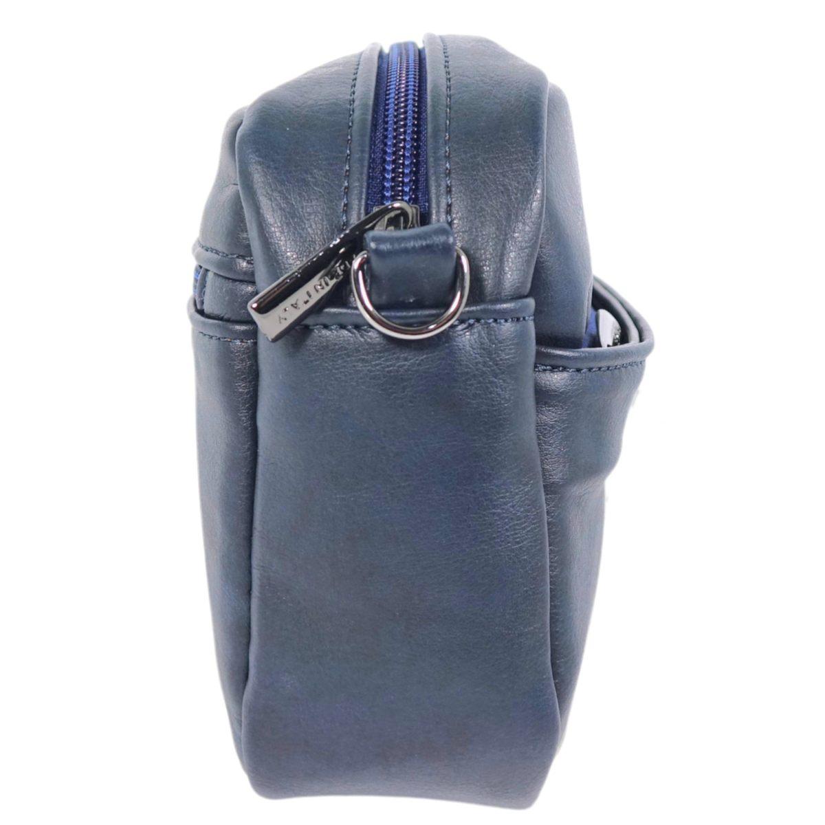 Pochette uomo con tracolla in ecopelle Capoverde Made in Italy