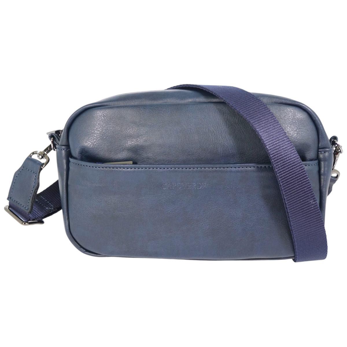 Pochette uomo con tracolla in ecopelle Capoverde Made in Italy